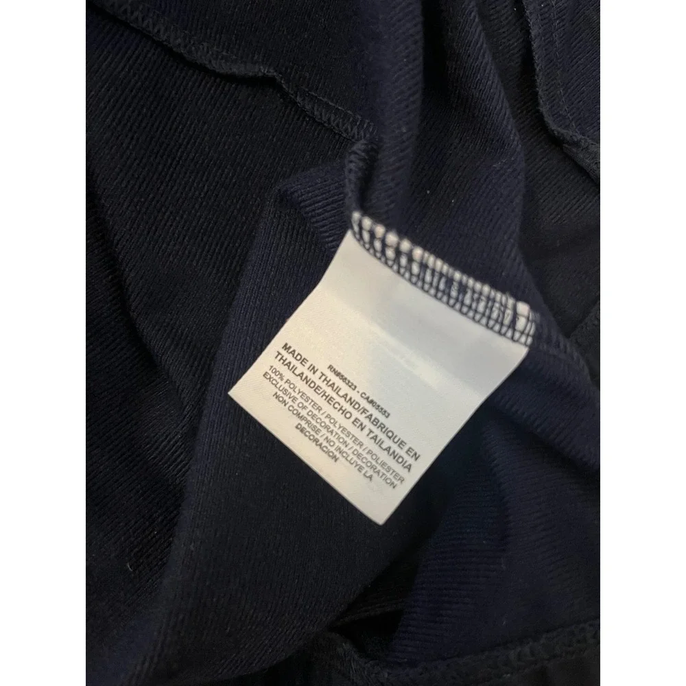 NIKE Men's Zip Up Track Jacket Y2K 2000s Swoosh Logo Striped Sleeve‎ Navy | XL